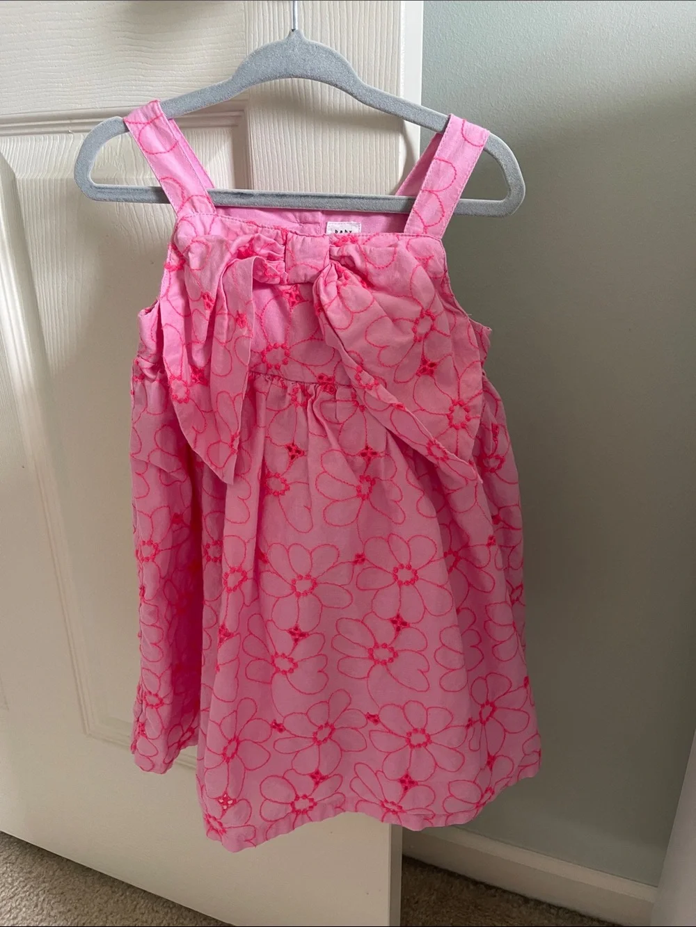 GAP Pink Floral Bow Sundress